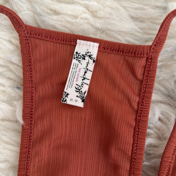 Free People | NWOT | Burnt orange top - Picture 2 of 4